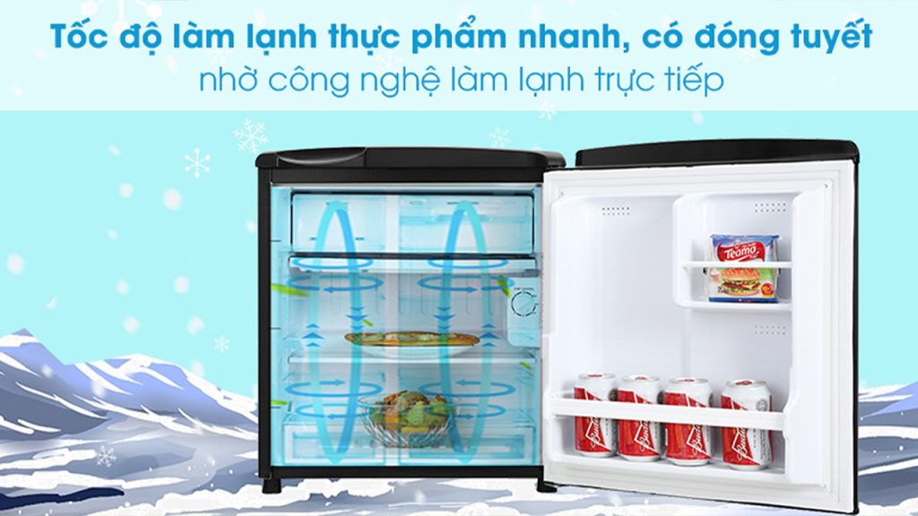 tốc độ làm lạnh thực phẩm nhanh chóng